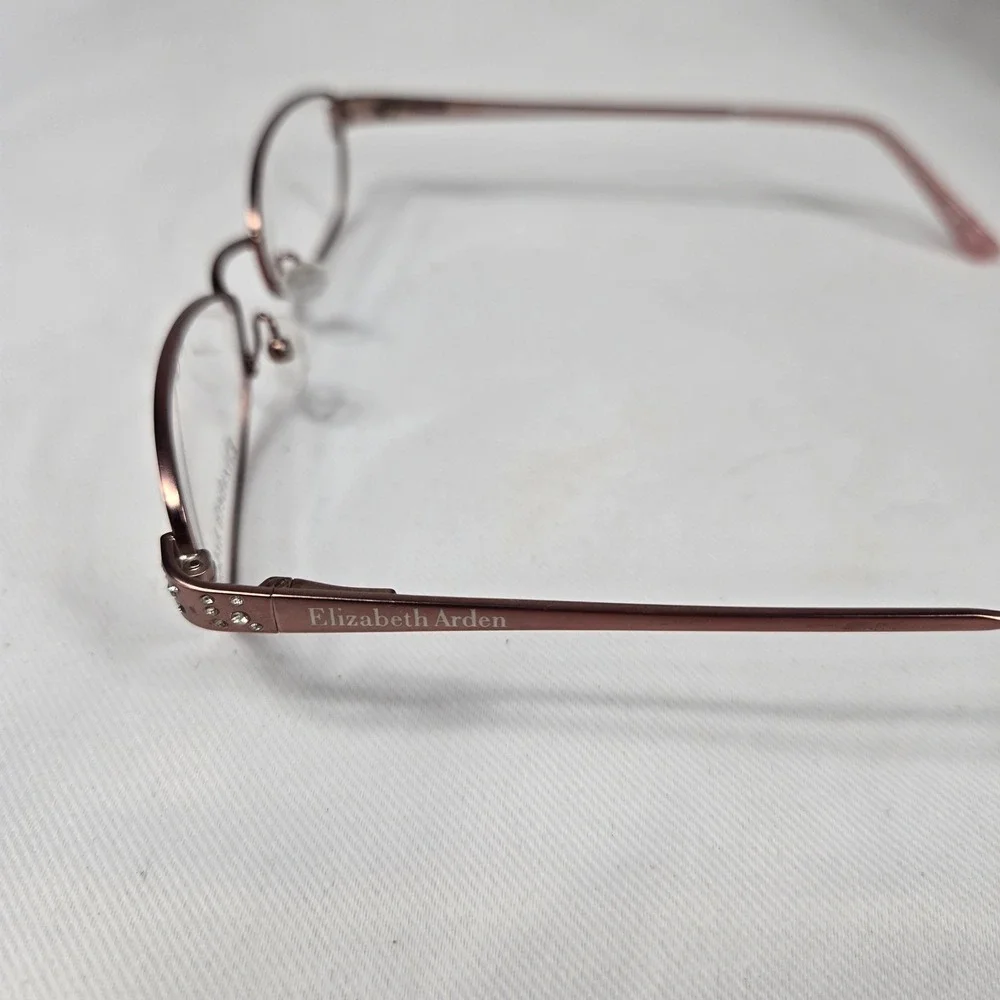 Elizabeth‎ Arden Eyeglasses Light Pink Frames Rhinestones EA 6006 51/19/135 New